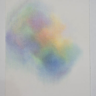 Modulation chromatique 19, crayons de couleur sur papier aquarelle Hahnemühle, 57 x 76 cm, 2020.