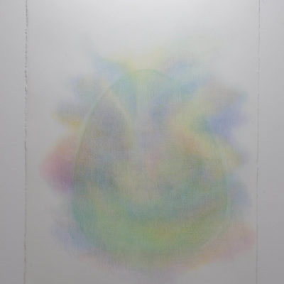 Modulation chromatique 17, crayons de couleur sur papier aquarelle Hahnemühle, 57 x 76 cm, 2020.