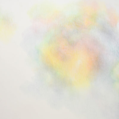 Modulation chromatique 11, crayons de couleur sur papier, 100 x 120 cm, 2016.