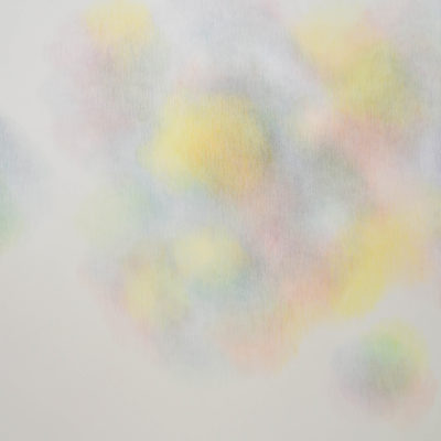 Modulation chromatique 12, crayons de couleur sur papier, 100 x 120 cm, 2016.