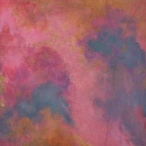 Efflorescence 4, Improvisation hortensia, huile sur toile, 60 x 60 cm, 2024.