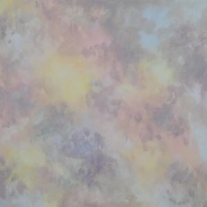 Efflorescence 3, Improvisation hortensia, huile sur toile, 60 x 60 cm, 2024.