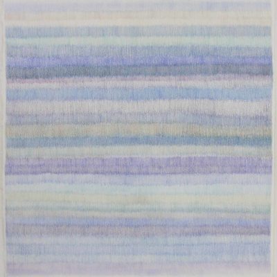 Modulations chromatiques 21, 22, crayons de couleur sur papier aquarelle Hahnemühle, 57 x 76 cm, 2020.